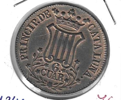 Monedas - EspaÃ±a - Isabel II (1833 - 1868) - 200 - 1840 - 6 quarts - Click en la imagen para cerrar