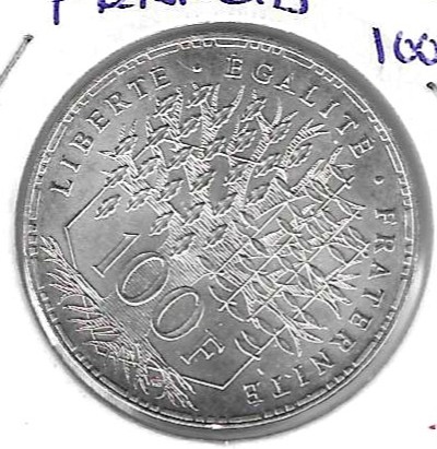 Monedas - Europa - Francia - 951.1 - 1983 - plata - 100 francos - Click en la imagen para cerrar