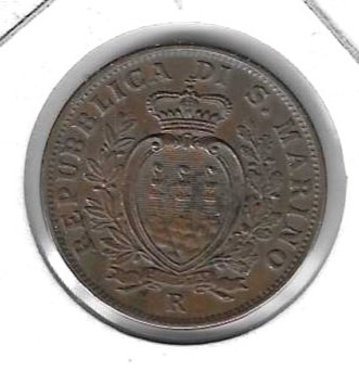 Monedas - Europa - San Marino - 12 - 1935 - 5 ctm - Click en la imagen para cerrar