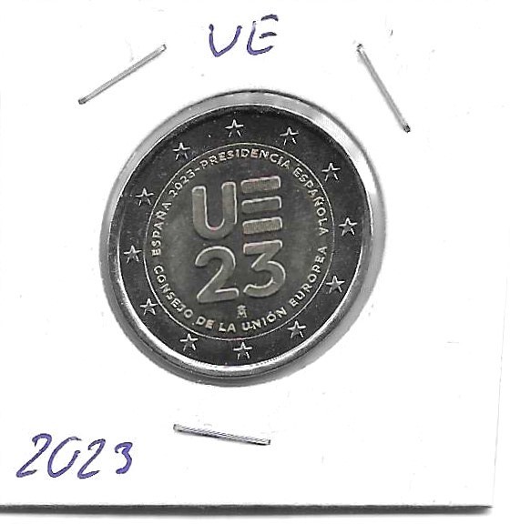Monedas - Euros - 2€ - España - SC - 2023 - Presidencia Española UE