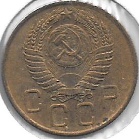 Monedas - Europa - URSS - 114 - Año 1956 - 3 Kopeks - Click en la imagen para cerrar
