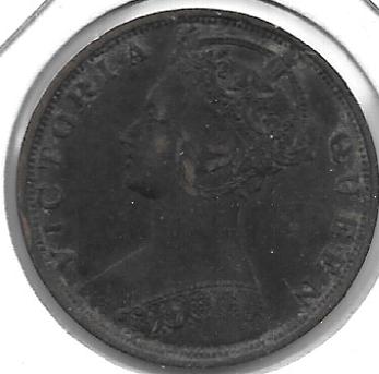 Monedas - Asia - Hong Kong - 4.3 - Año 1880 - Ct - Click en la imagen para cerrar