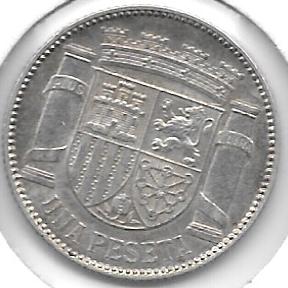 Monedas - España - II Republica (1931 - 1939) - Año 1933*3*4 - Peseta - Click en la imagen para cerrar