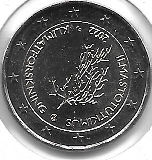 Monedas - Euros - 2€- Finlandia - SC - Año 2022 - Cumbre climatica - Click en la imagen para cerrar