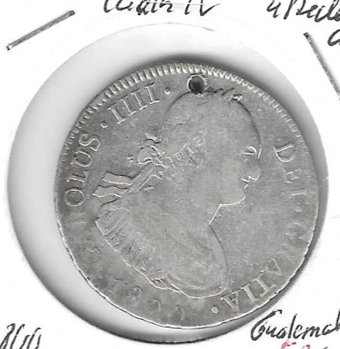 Monedas - EspaÃ±a - Carlos IV (1788 - 1808) - 741 - 1800 - 4 reales - plata - Guatemala - Click en la imagen para cerrar