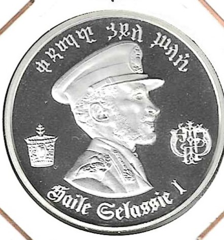 Monedas - Africa - Etiopia - 52 - 1972 - 5 dolares - Click en la imagen para cerrar