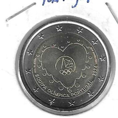 Monedas - Euros - 2€ - Portugal - - 2024 - Equipo Olimpico - Click en la imagen para cerrar