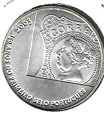 Monedas - Euros - 5Â€ - Portugal - 749 - SC - 2003 - 150 Aniversario sello portugues - Click en la imagen para cerrar