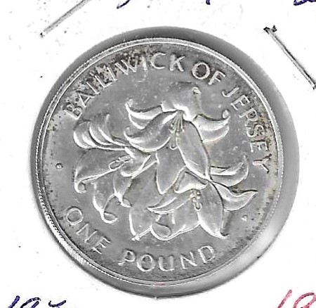 Monedas - Europa - Jersey - 36 - 1972 - pound - plata - Click en la imagen para cerrar