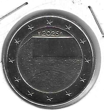 Monedas - Euros - 2€ - Finlandia - SC - 2025 - Diplomacia - Click en la imagen para cerrar
