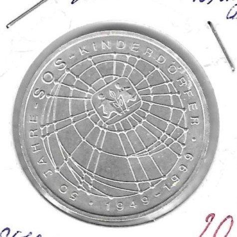 Monedas - Europa - Alemania - - 2000J - 10 marcos - plata - Click en la imagen para cerrar