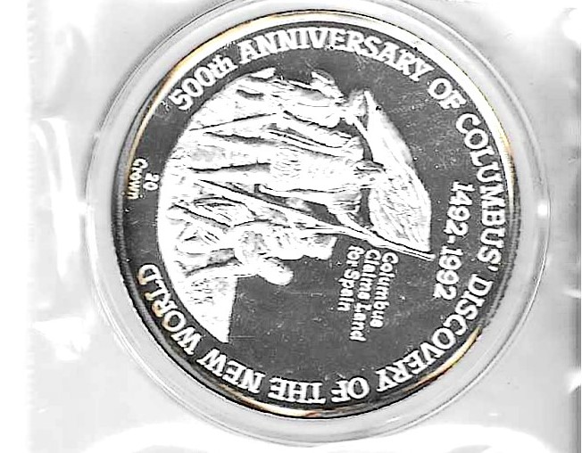 Monedas - America - Islas Turks and Caicos - 130.2 - 1991 - 20 coronas - plata - Click en la imagen para cerrar