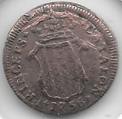 Monedas - EspaÃ±a - Fernando VI (1746 - 1759) - 3 - 1756 - Ardit - Barcelona - Click en la imagen para cerrar