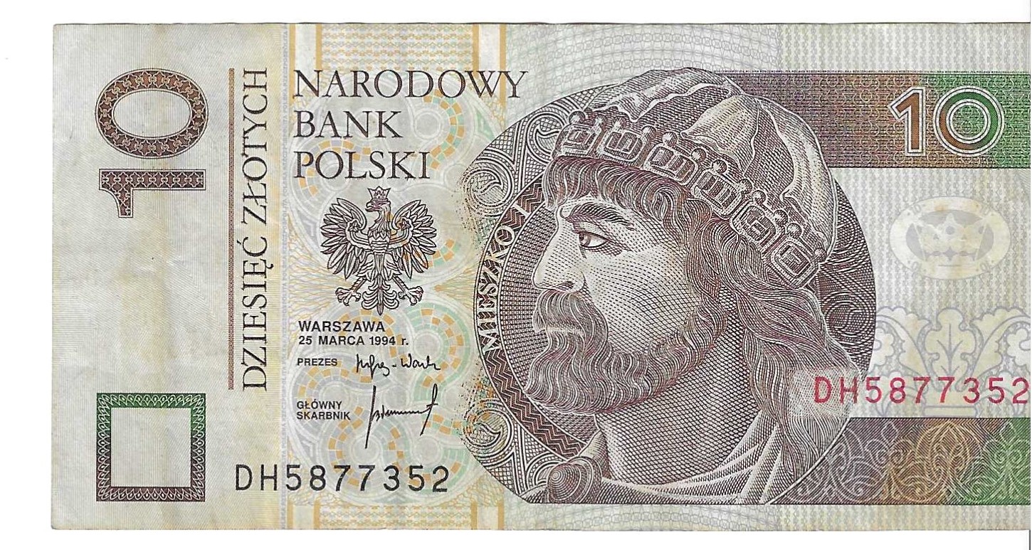 Banconote - Europa - Polonia - 173 - SC - 1994 - 10 zlotych - Num.ref: DH5877352