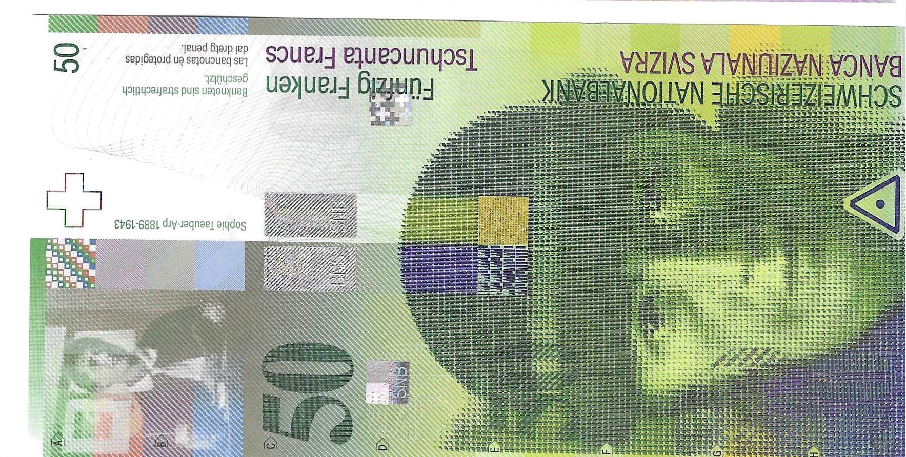 Billetes - Europa - Suiza - 71D - SC - 2010 - 50 francos - Num.ref: 10P0138876