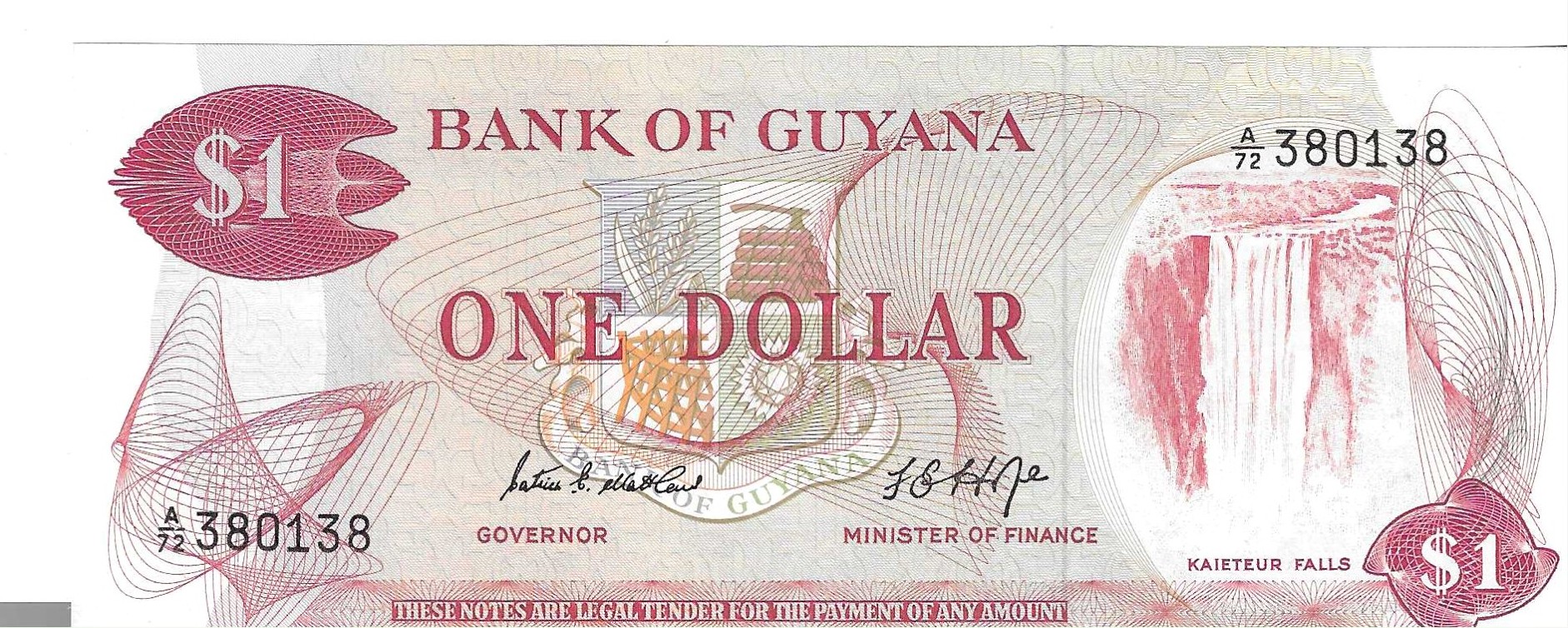 Billetes - America - Guayana - 21B - SC - 1966 - dolares - Num.ref: 380138