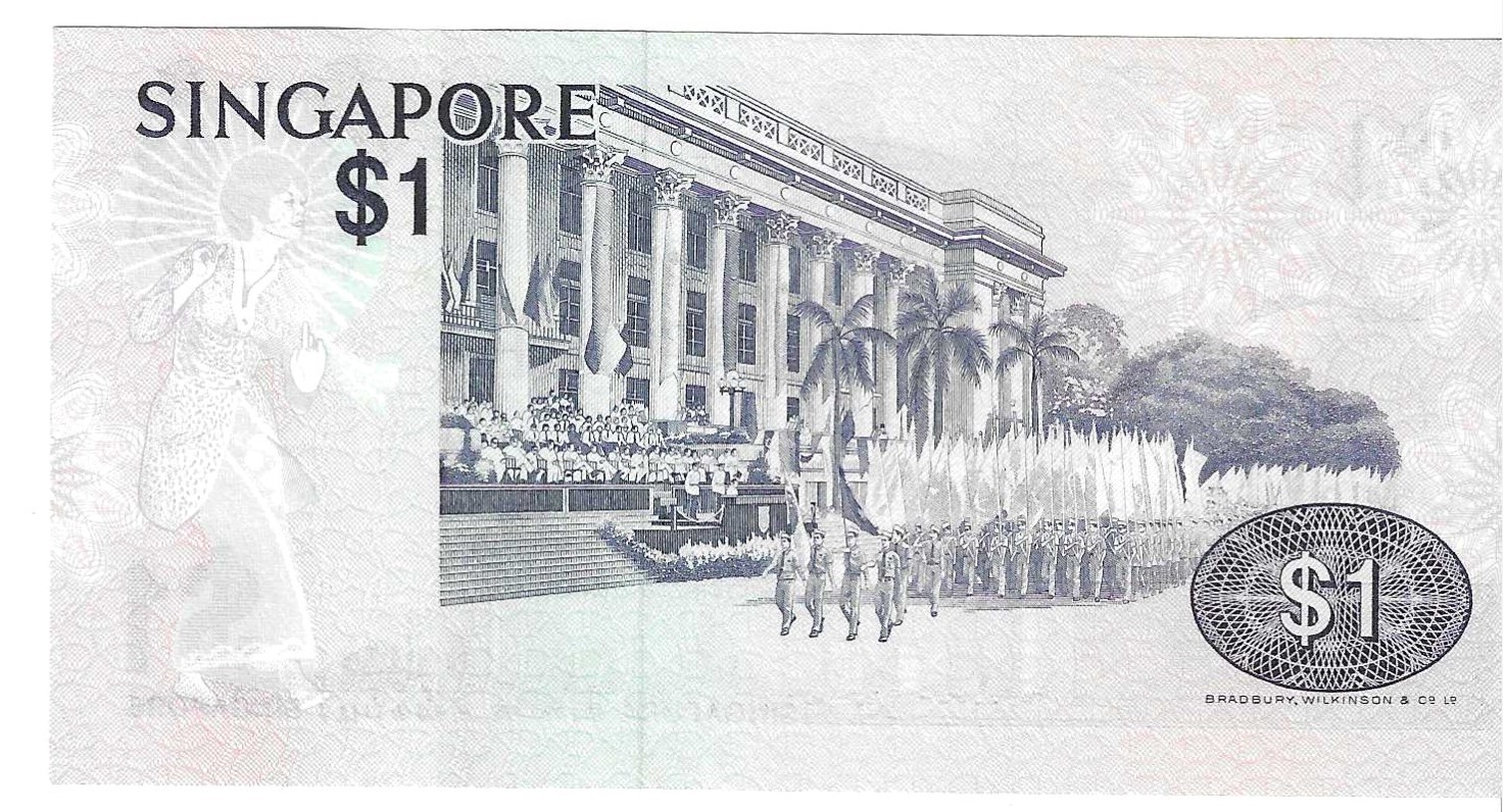 Billetes - Asia - Singapur - 9 - SC - 1976 - 1 dolar - Num.ref: 750344