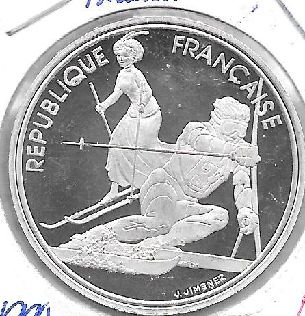 Monedas - Europa - Francia - 984 - 1990 - 100 francos - plata - Click en la imagen para cerrar