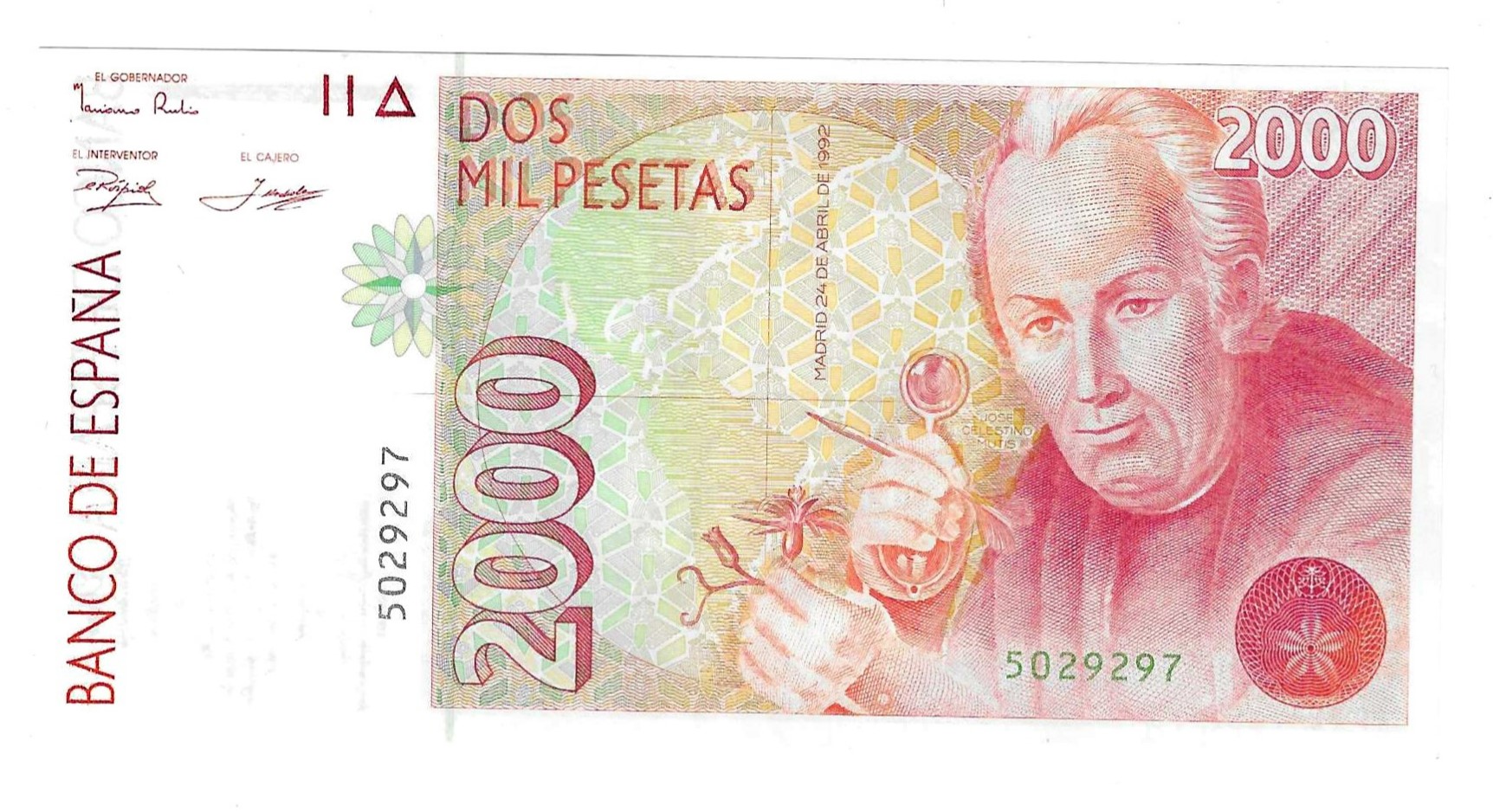 Billetes - España - Juan Carlos I (1975 - 2014) - 2000 ptas - 537 - SC - 1992 - Num.ref: 5029297