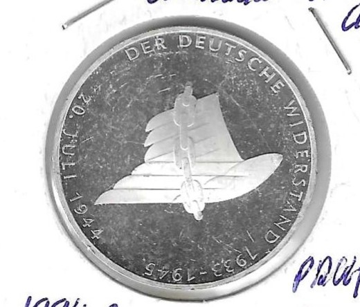 Monedas - Europa - Alemania - 182 - 1994A - 10 marcos - plata - proof - Click en la imagen para cerrar