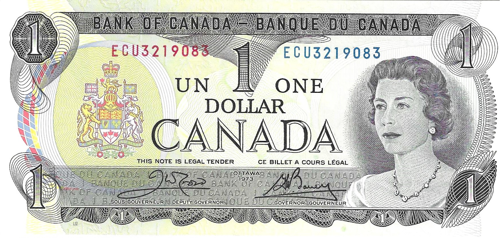 Billetes - America - Canada - 85 - SC - 1973 - dolar - Num.ref: ECU3209083