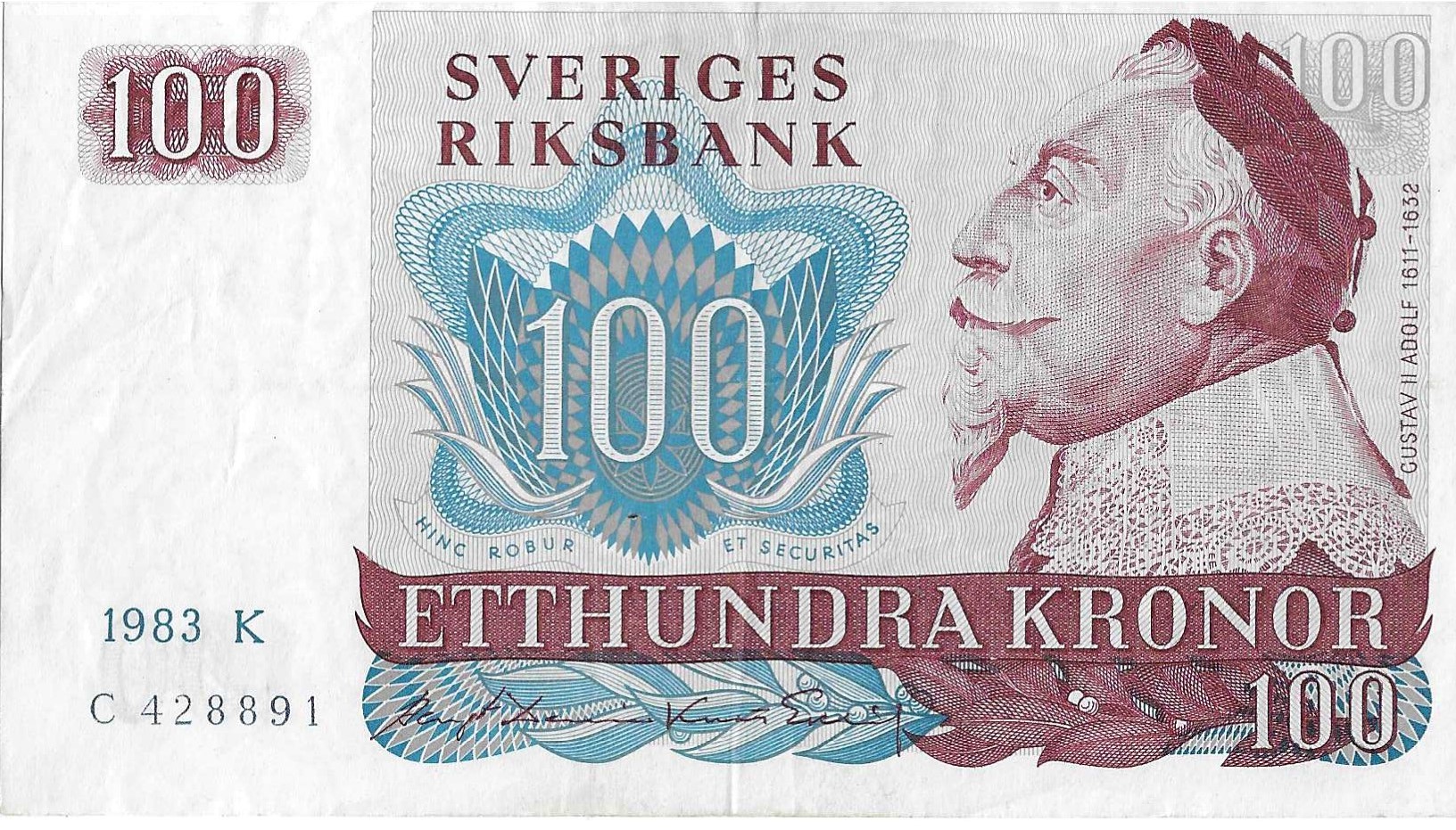 Billetes - Europa - Suecia - 54 - MBC- - 1983 - 50100 coronas - Num.ref: C428891
