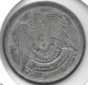 Monedas - Asia - Siria - - 1947 - 50 Piastras - Plata - Click en la imagen para cerrar