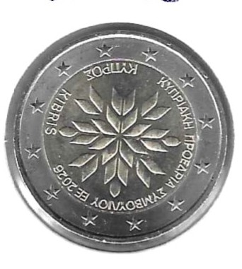 Monedas - Euros - 2€ - Chipre - SC - 2026 - Presidencia UE - Click en la imagen para cerrar
