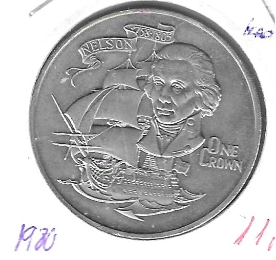 Monedas - Europa - Gibraltar - 12 - 1980 - corona - Click en la imagen para cerrar