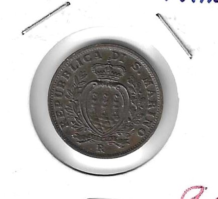 Monedas - Europa - San Marino - 13 - 1936 - 10 ctm - Click en la imagen para cerrar