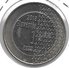 Monedas - Euros - 3€ - Eslovenia - SC - Año 2018 - 100 Aniversario fin de la 1ª Guerra Mundial - Click en la imagen para cerrar