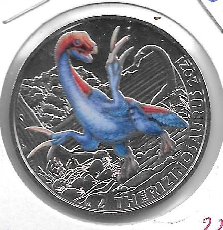 Monedas - Euros - 3€ - Austria - SC - 2021 - Therizinosaurus - Click en la imagen para cerrar