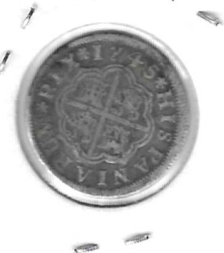 Monedas - EspaÃ±a - Felipe V (1700 - 1746) - 668 - 1745 - Real - real - Sevilla - Click en la imagen para cerrar
