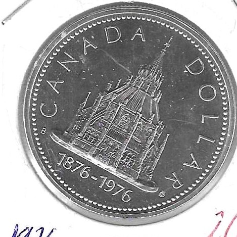 Monedas - America - Canada - 106 - 1976 - dolar - plata - Click en la imagen para cerrar