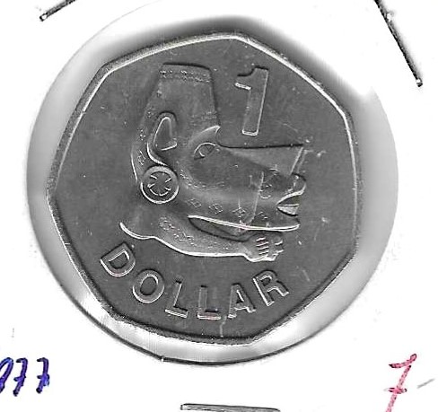 Monedas - Oceania - Islas Salomon - 6 - 1977 - dolar - Click en la imagen para cerrar