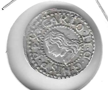 Monedas - EspaÃ±a - Carlos II (1665 - 1700) - 200 - 1675 - croat - Barcelona - plata - Click en la imagen para cerrar