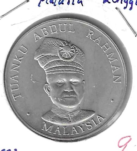 Monedas - Asia - Malasia - 25 - 1977 - ringgit - Click en la imagen para cerrar