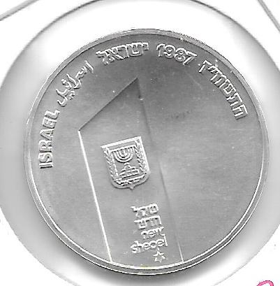 Monedas - Asia - Israel - 177 - 1987 - new sheqel - plata - Click en la imagen para cerrar