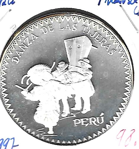 Monedas - America - Peru - 348 - 1997 - nuevo sol - plata - Click en la imagen para cerrar