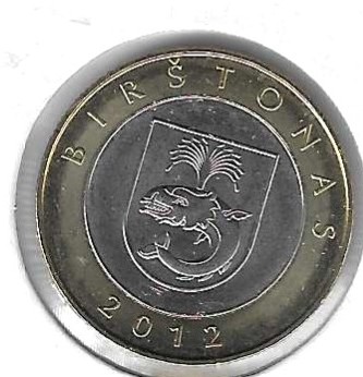 Monedas - Europa - Lituania - 183.1 - 2012 - 2 lita - Click en la imagen para cerrar