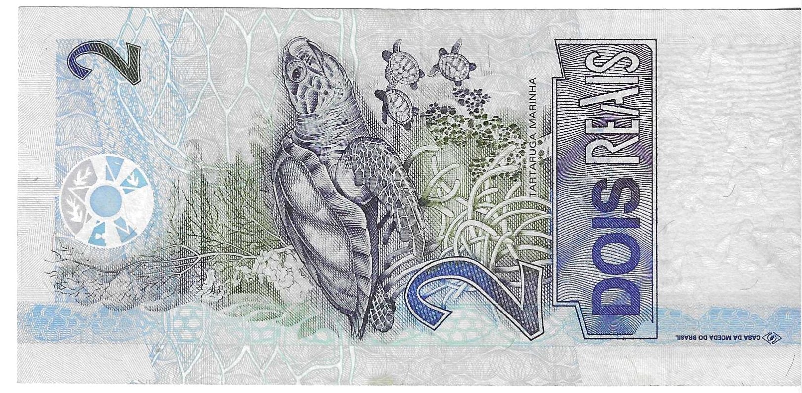 Billetes - America - Brasil - 249 - MBC- 2001 - 2 reais - Num.ref: B2746040531A