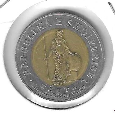 Monedas - Europa - Albania - 80 - 2000 - 100 leke - Click en la imagen para cerrar