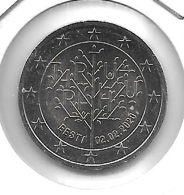 Monedas - Euros - 2€ - Estonia - SC - 2020 - Tratado de Paz de Tartú - Click en la imagen para cerrar