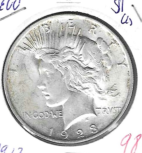 Monedas - America - Estados Unidos - 150 - 1923 - dolar - plata - Click en la imagen para cerrar