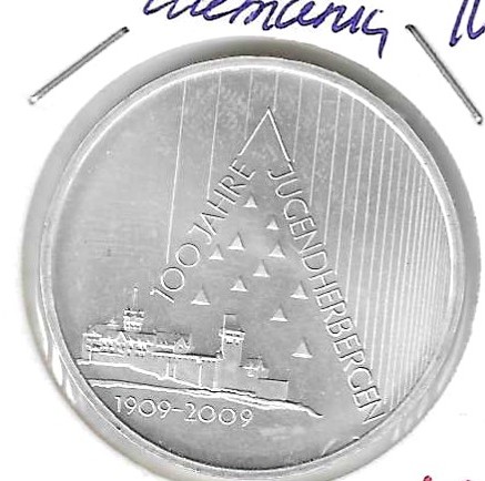 Monedas - Euros - 10Â€ - Alemania - 283 - 2009G - Plata - Click en la imagen para cerrar
