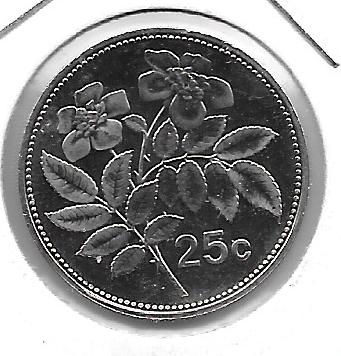Monedas - Europa - Malta - 97 - 2005 - 25 cent - Click en la imagen para cerrar