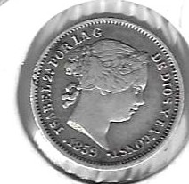 Monedas - EspaÃ±a - Isabel II (1833 - 1868) - 270 - 1859 - Real - plata - Madrid - Click en la imagen para cerrar