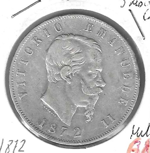 Monedas - Europa - Italia - 8.3 - 1972 - 5 lira - plata - Click en la imagen para cerrar