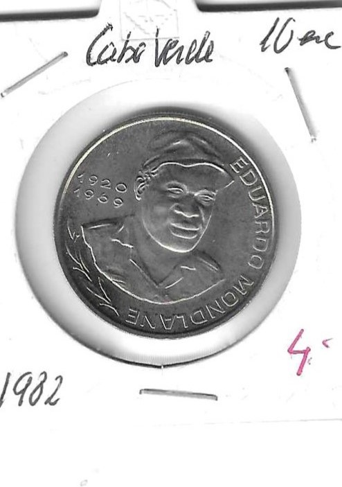 Monedas - Africa - Cabo Verde - 19 - 1982 - 10 escudos