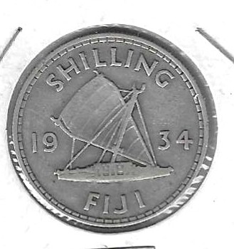 Monedas - Oceania - Islas Fiji - 4 - 1934 - shilling - Click en la imagen para cerrar